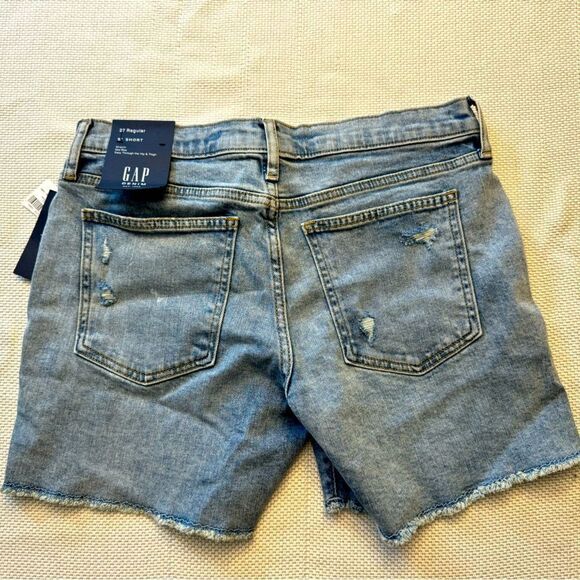 NWT GAP 100% recycled paper 5” shorts eco friendly sustainable size 27” waist - Picture 5 of 10